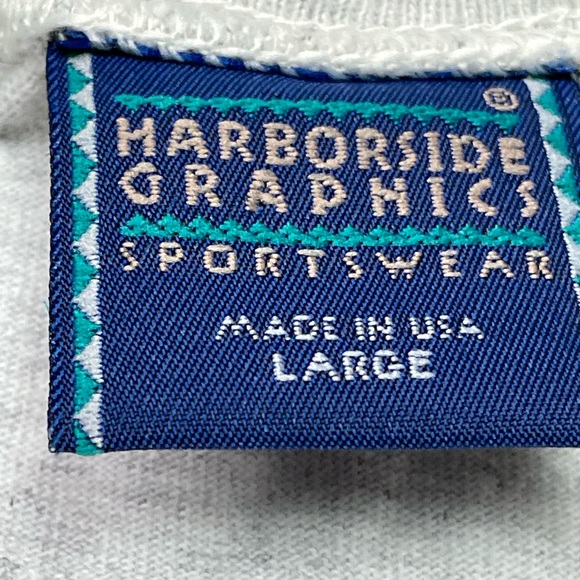 Vintage 90s FISHING Tshirt FLY-FISHING Made in USA sz LARGE - Picture 5 of 7